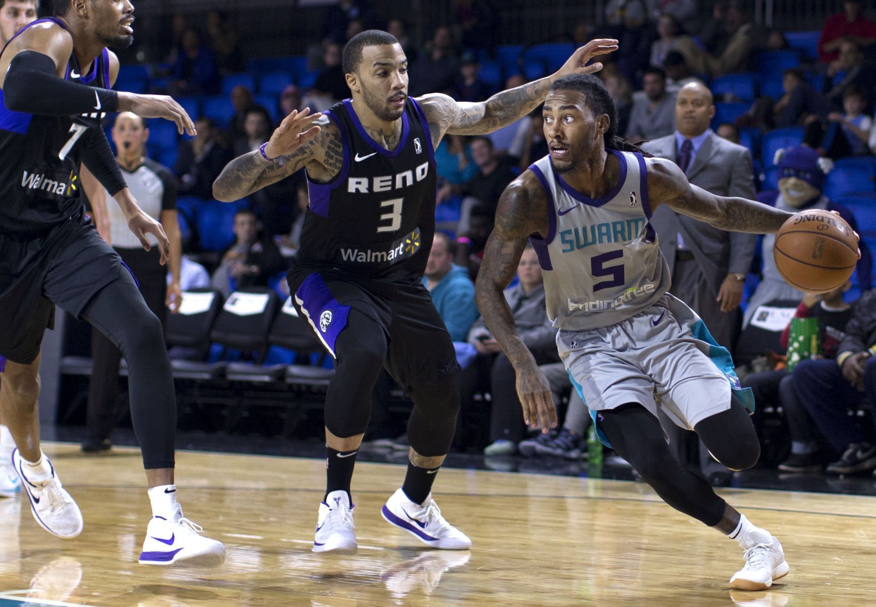 Justin Jackson plays against Swarm in Greensbor (copy)